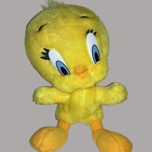 Tweety Bird Plush Looney Tunes Warner Brothers 1997 Ace 10”  Vintage Stuffed